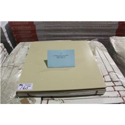 APPROX 120 SQ FT OF LARGE SAND FLOOR TILE