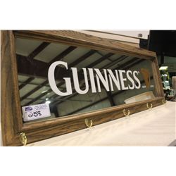OAK FRAMED GUINESS MIRROR