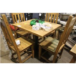 SQUARE WOOD RESTAURANT TABLE