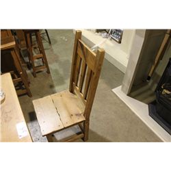 WOODEN RESTAURANT CHAIR