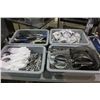 Image 1 : 4 BINS OF UTENSILS