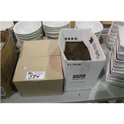 3 BOXES OF GLASSWARE