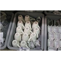 BIN OF ASSORTED DISHWARE