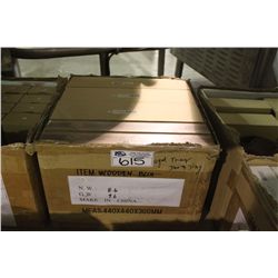 BOX OF ASSORTED WOODEN GIFTWARE