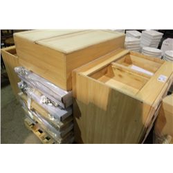 PALLET OF ASSORTED KITCHEN CABINETS