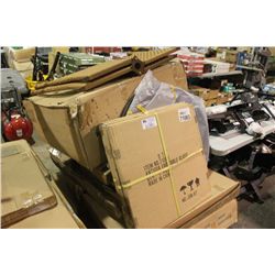 PALLET OF ASSORTED PATIO FURNATURE