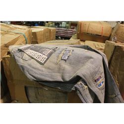 PALLET OF ASSORTED NEW LIME STONE INDIGO COLORED