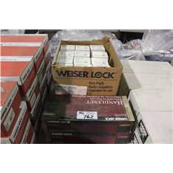 LOT OF ASSORTED WEISER DOOR PREPERATION AND