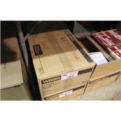 BOX OF WEISER PASSAGE LEVER SETS