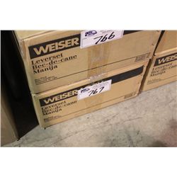 BOX OF WEISER PASSAGE LEVER SETS