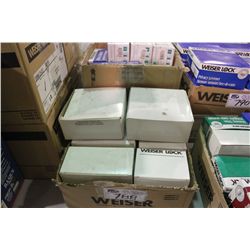 ASSORTED WEISER PRIVACY KNOBS, LEVER SETS AND