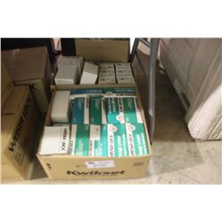 4 BOXES OF ASSORTED PASSAGE LEVER SETS AND KNOBS