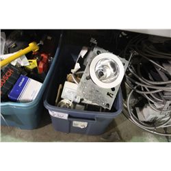 BIN OF MISCELLANOUS ELECTRICAL