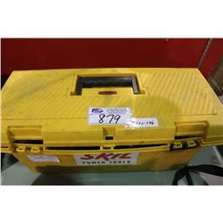 YELLOW SKILL TOOL BOX AND CONTENTS, MILWAKEE