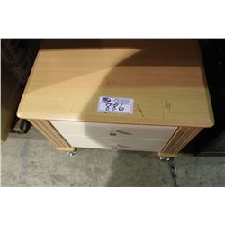 2 DRAWER END TABLES
