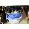 Image 1 : BIN OF ELECTRICAL WIRE AND MISCELLANEOUS