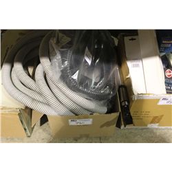 BOX OF VACUUM HOSES AND PARTS