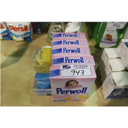 LOT OF PERWOLL CLEANING PRODUCTS