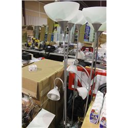 LOT OF STAND UP LAMPS