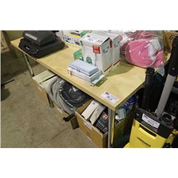 MAPLE AND CROME TABLE