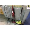 Image 1 : HOOVER VACUUM, KARCHER VACUUM AND 2 WHEEL DOLLY