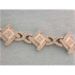 14k Gold Bracelet with Diamonds