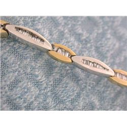 14k Gold Bracelet with Diamonds