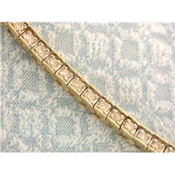 14k Gold Bracelet with Diamonds
