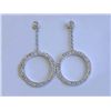 Image 1 : 18k White Gold Earrings with Diamonds