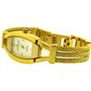 Image 3 : AK Anne Klein Women's Diamond Accented Gold-Tone Watch with a Mother of Pearl Dial