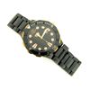 Image 3 : Oniss ON8040-MRG1 Men's Rose Gold Trim Sol Collection Black Ceramic Watch