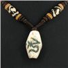 Image 1 : Tibet Shell Agate Bead Nickel Necklace (JEW-3271)