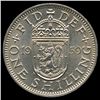 Image 2 : 1959 British QE2 1 Shilling Rare Scottish Rev MS64 (COI-8955)