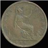 Image 2 : 1862 British Victoria Halfpenny XF/VF (COI-7243)