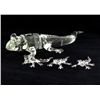 Image 2 : Handcrafted Glass Gecko Mom & Kids (DEC-384)