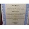 Image 3 : vintage original cartoon cel with cert of auth (COA) Dino Babies
