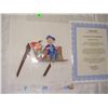Image 1 : vintage original cartoon cel with cert of auth (COA) and under drawing, Pinocchio