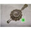 Image 3 : fancy sterling tea strainer  6" long