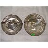 Image 2 : 2 piece sterling silver nut baskets with handles, two differnt makers