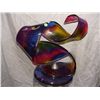 Image 1 : Stunning Sculpture, artist signed acrylic  by SHLOMI HAZIZA, with stand  SSR  art 16 1/2 stand 40"