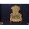 Image 1 : antique fireside chair, newly recovered SSR  39"