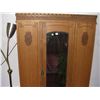 Image 2 : vintage oak carved single door wardrobe, with drawer, SSR   75 1/2