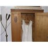 Image 3 : vintage oak carved single door wardrobe, with drawer, SSR   75 1/2