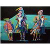 Image 2 : original painting by Malcolm Furlow apache   29 3/4 x 30