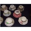 Image 2 : collection of porcelain cups and saucers, various makers