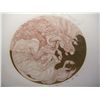 Image 2 : Giclee limited edtion signed etching by Guillaume Azoulay "Leo" 30/30  frame 143/4 x17 1/2 art 9x9