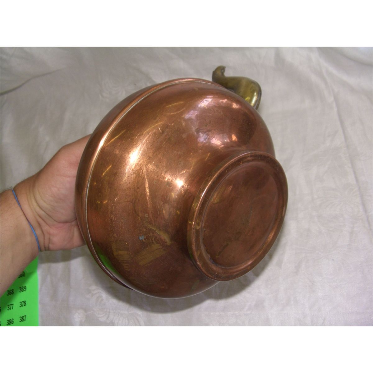 antique copper tea kettle