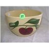 Image 1 : authentic Watts bowl, with painted apple scene