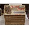 Image 2 : Putnam Dye Store Display Cabinet Wood Box Advertising