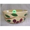 Image 1 : authentic Watts bowl, with painted apple scene